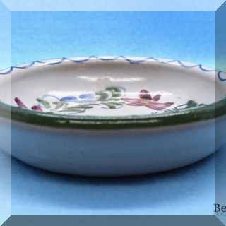 K22. Berkshire Pottery wine bottle coaster. 5” - $10